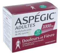 Aspegic Adultes 1000 Mg, Poudre Pour Solution Buvable En Sachet-dose 30 à Lavernose-Lacasse