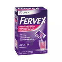 Fervex Etat Grippal Paracetamol/vitamine C/pheniramine Adultes Framboise, Granulés Pour Solution Buvable En Sachet à Lavernose-Lacasse