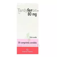 Tardyferon 80 Mg, Comprimé Pelliculé Plq/30 à Lavernose-Lacasse