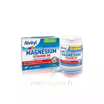 Alvityl Magnésium Vitamine B6 Libération Prolongée Comprimés Lp B/45 à Lavernose-Lacasse